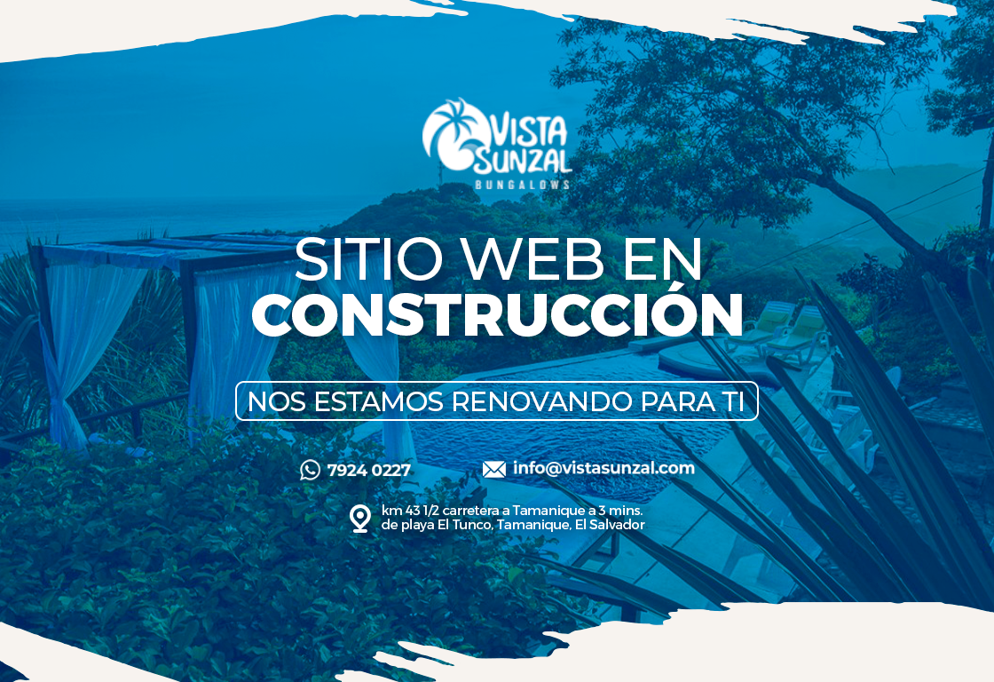 Sitio Web en Construcción - Vista Sunzal